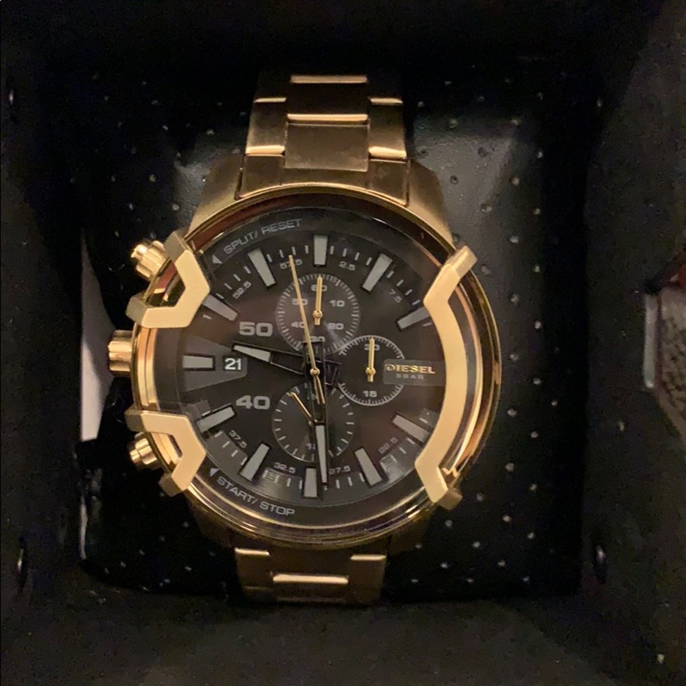 Diesel Men's Gold-Tone Stainless Steel Watch